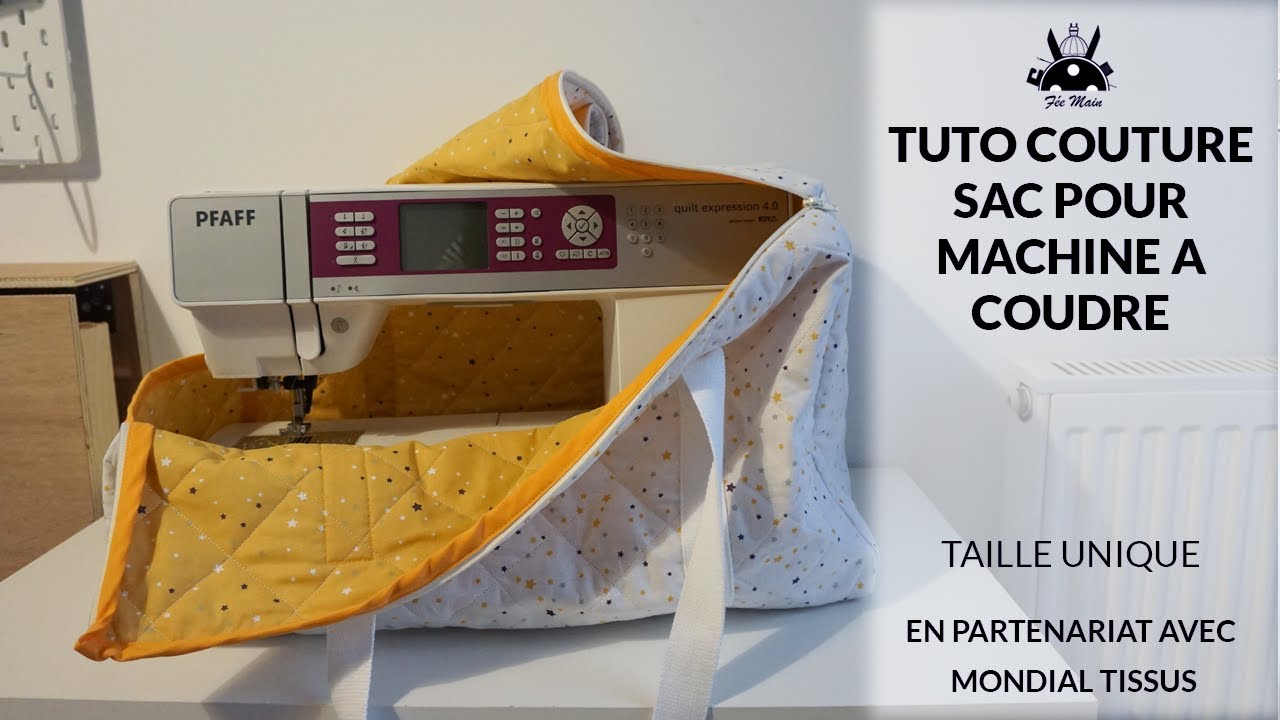 Tuto couture : sac pour machine à coudre