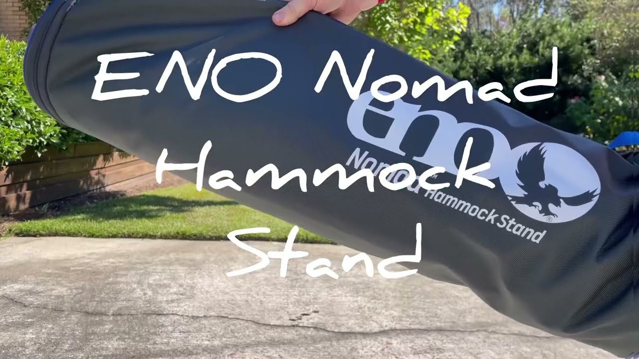 ENO Nomad Hammock Stand and Shelter. #hammockstand #hennessyhammocks #grandtrunk #ddhammocks
