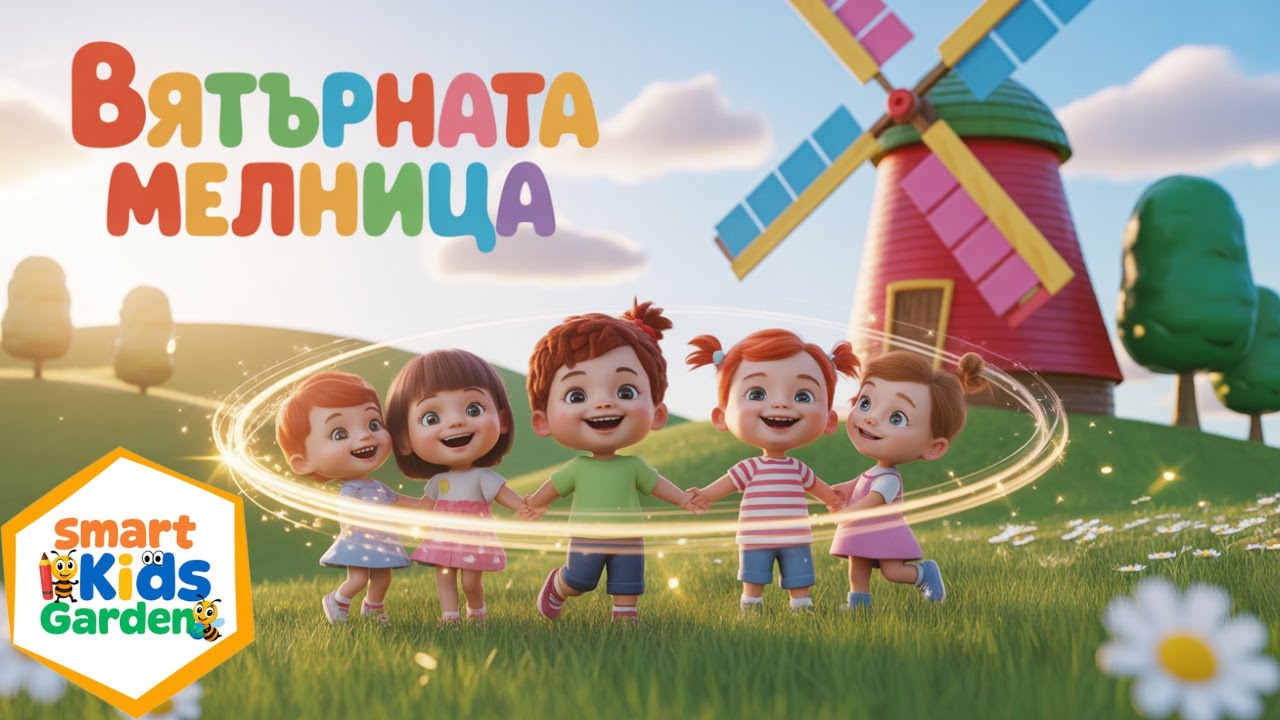 Духай, духай, ветре! – Весела игра с вятърната мелница 🌬️🌻 @SmartKidsGarden