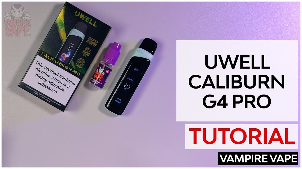 Учебное пособие по UWELL CALIBURN G4 PRO