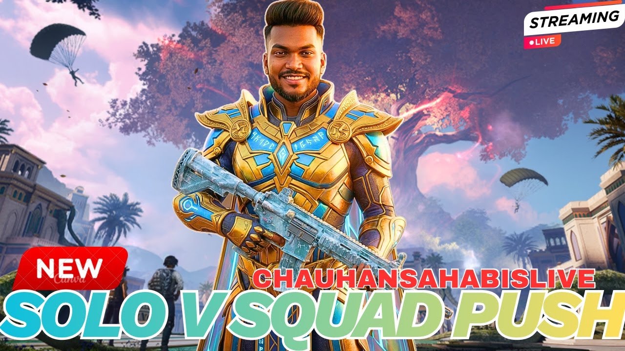 🔴 BGMI LIVE 🔴SOLO V SQUAD RANK PUSH TO CONQUEROR -CHAHANSAHABISLIVE #shortsviral #shortslive #shorts