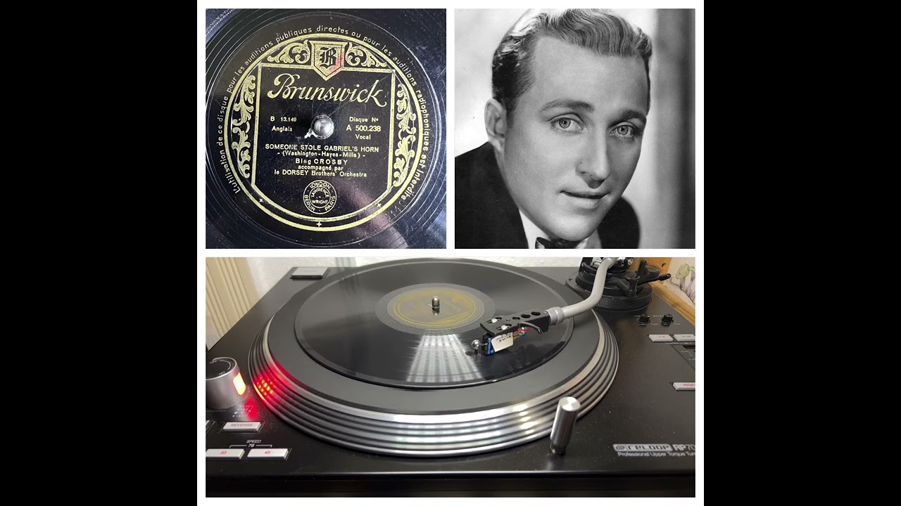 Bing Crosby & The Dorsey Brothers Orch.: Someone Stole Gabriel's Horn, 1933 (Brunswick A 500.238)