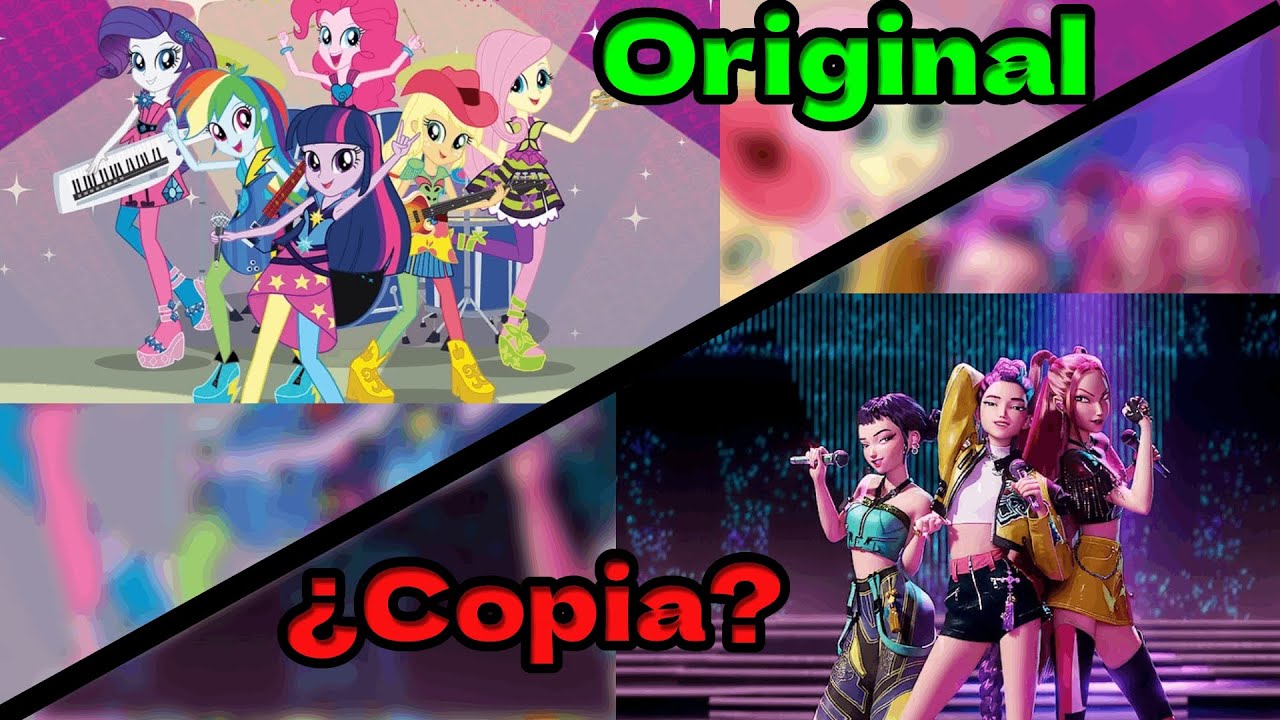 ¿K-POP Demond Hunters le copio a Equestria Girls Rainbow Rocks?