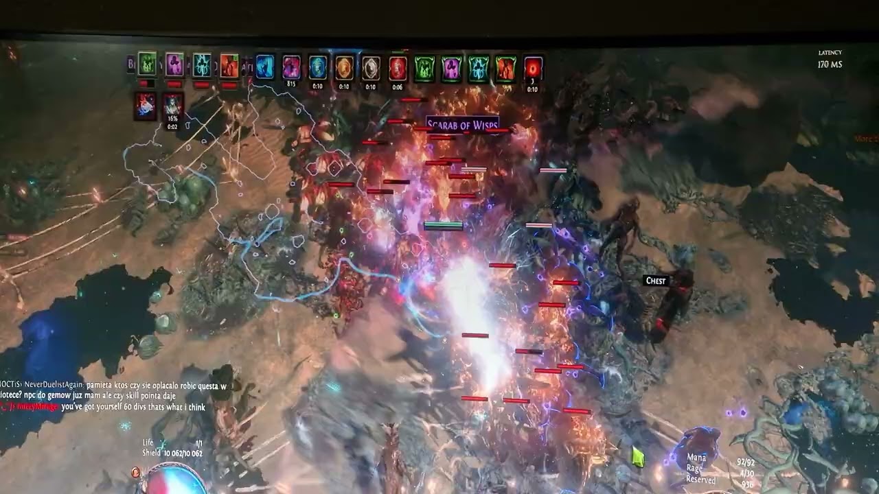 Path of exile 1 3.28 Mirage eu ping all time