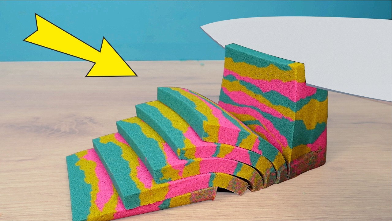Кинетический песок, самый приятный антистресс в мире!