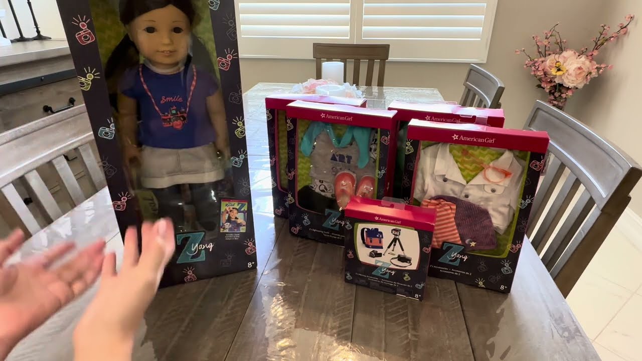 Unboxing American Girl Doll Z Yang Collection - Part 1