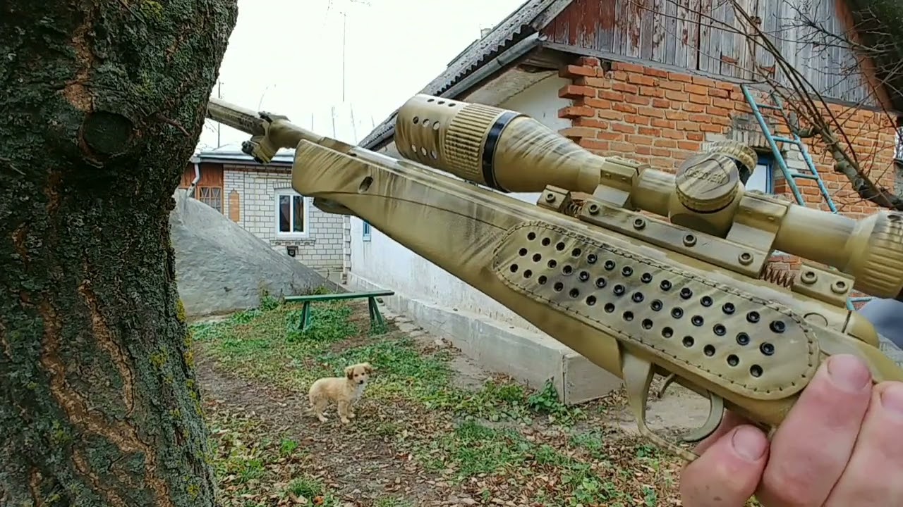 Стрельба на 70 метров с рук!!!