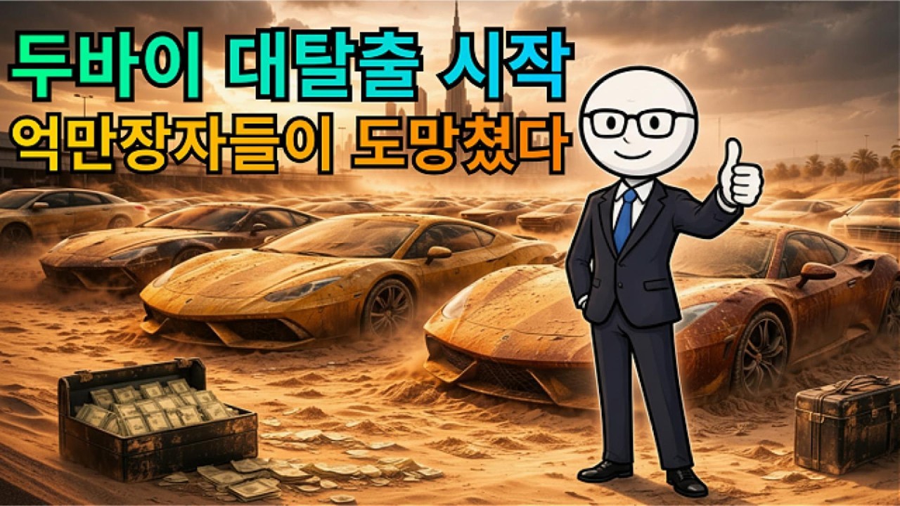 두바이 공항에 버려진 롤스로이스… 중동 전쟁이 만든 ‘유령 도시’의 충격적 현실