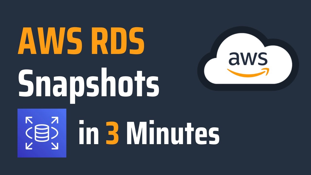 How to take Snapshots of an AWS RDS Instance | AWS RDS Snapshots and Backup | AWS RDS Zero to Hero