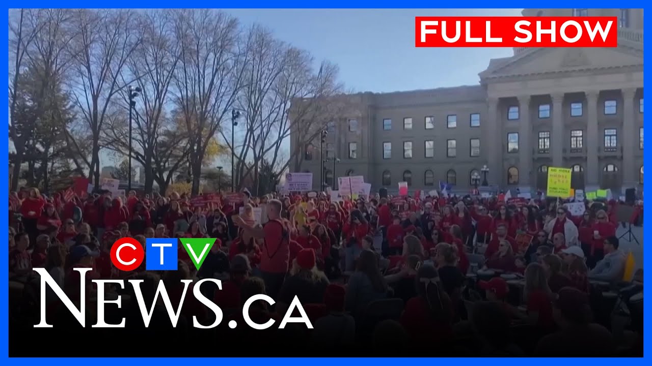 Students walk out when teachers can't strike | CTV Your Morning Calgary for Oct. 30, 2025