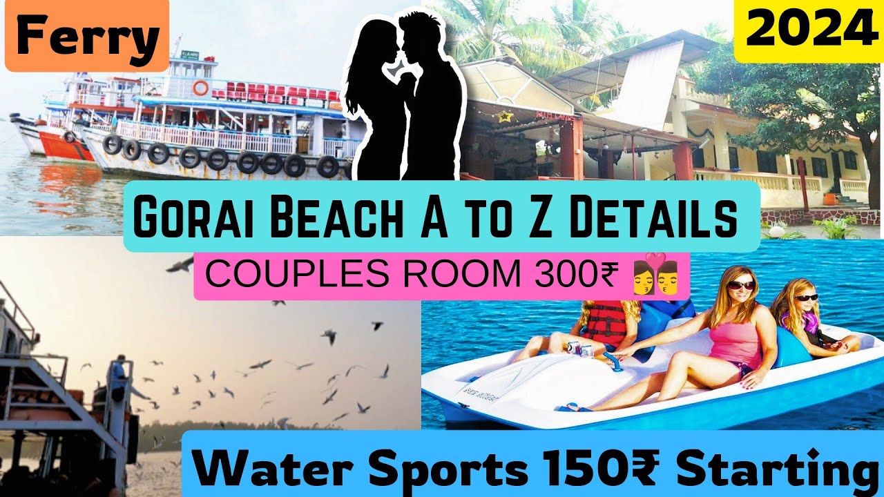 GORAI BEACH COUPLES ROOM💦😍 | GORAI BEACH MUMBAI | GORAI BEACH ROOMS FOR COUPLES🙈 | GORAI WATER SPORT