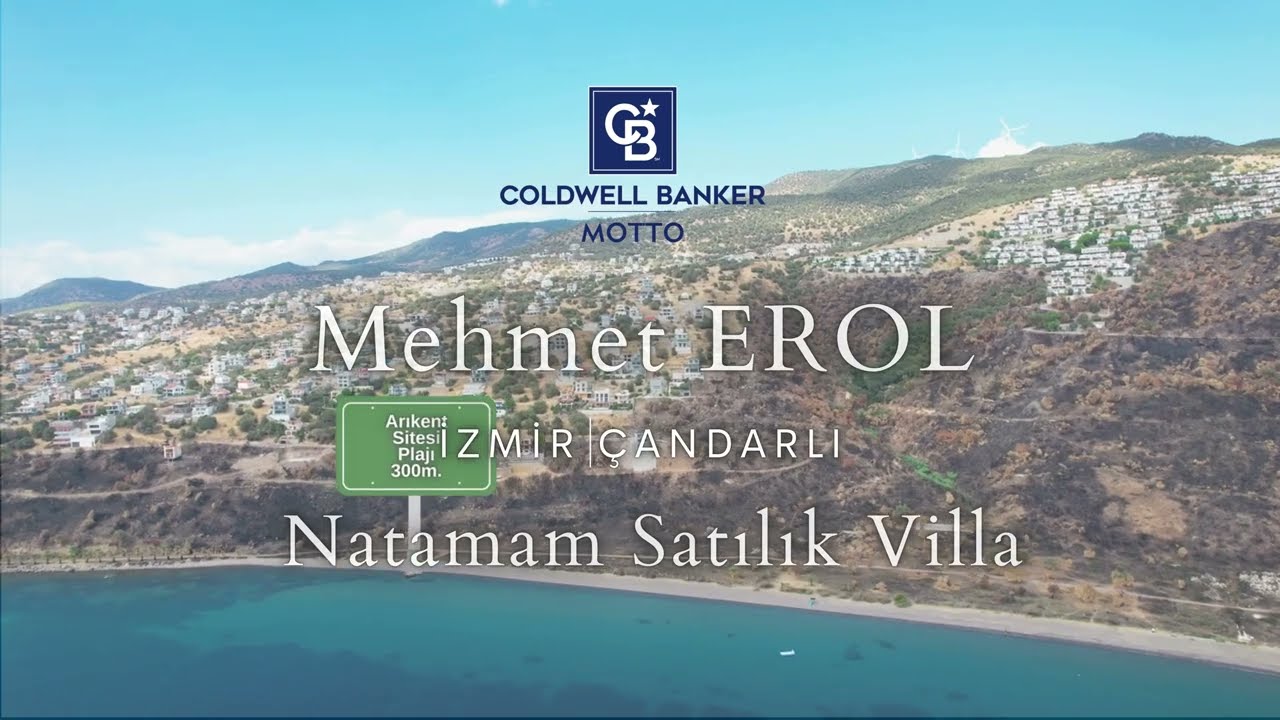 ÇANDARLI BİMEYKO'DA FIRSAT DENİZ MANZARALI SATILIK NATAMAM VİLLA