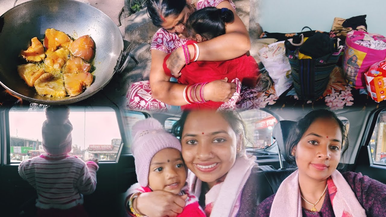 Aaj Aarvi Nani ghr se dadi ghr ja ry hy||ghr me fish bani 🐟@waahRajnivlogs 