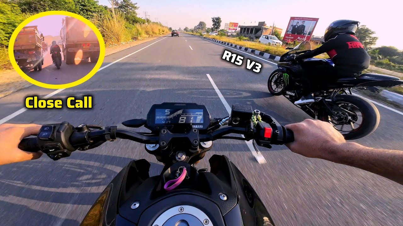 Experience The Thrill of Hyper Riding | MT 15 vs R15 V3  | Feel The Adrenaline 🎬