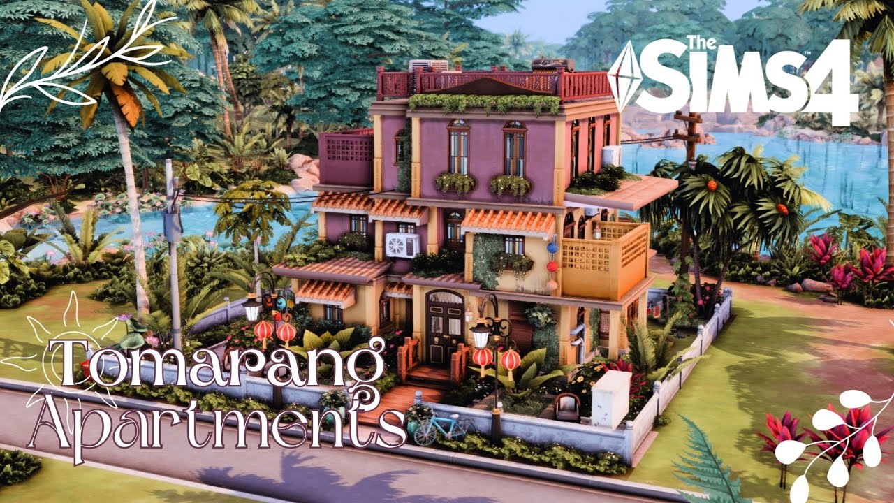 Tomarang Apartments | The Sims 4 Speed Build | No CC |