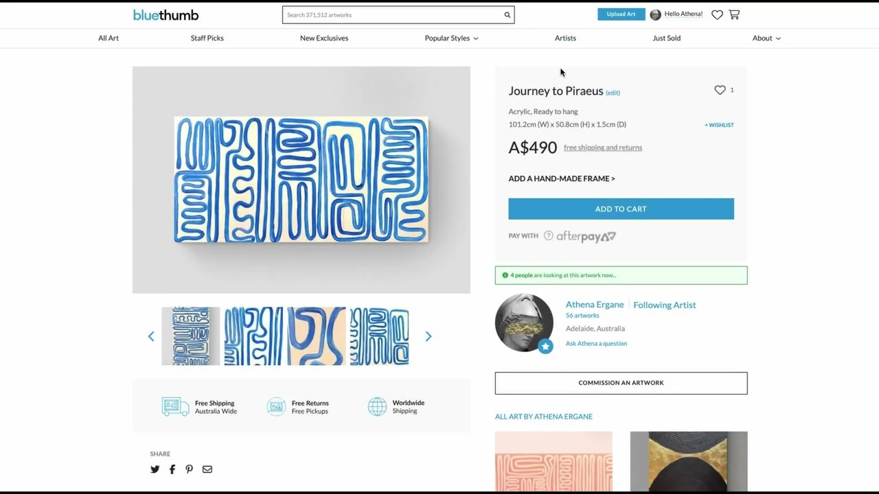 How to Create A New Series on your Bluethumb Profile