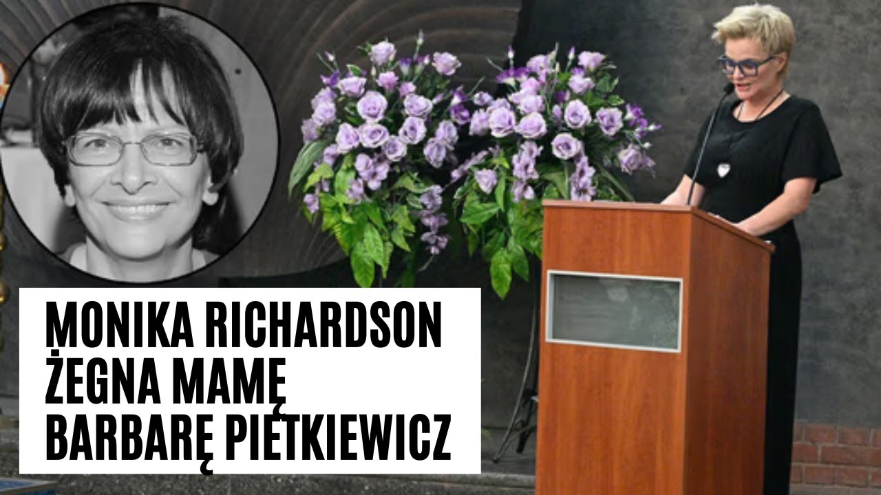 Pogrzeb mamy Moniki Richardson, cenionej dziennikarki Barbary Trzeciak-Pietkiewicz | FAKT.PL