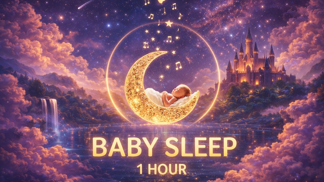 Hush Little Baby – 1 Hour Baby Sleep Lullaby with Gentle Vocals