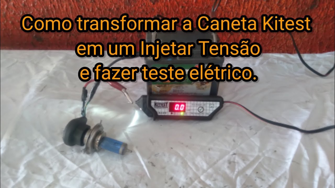 Como adaptar a Caneta voltímetro da Kitest, para injetar tensão e testar componentes elétricos.