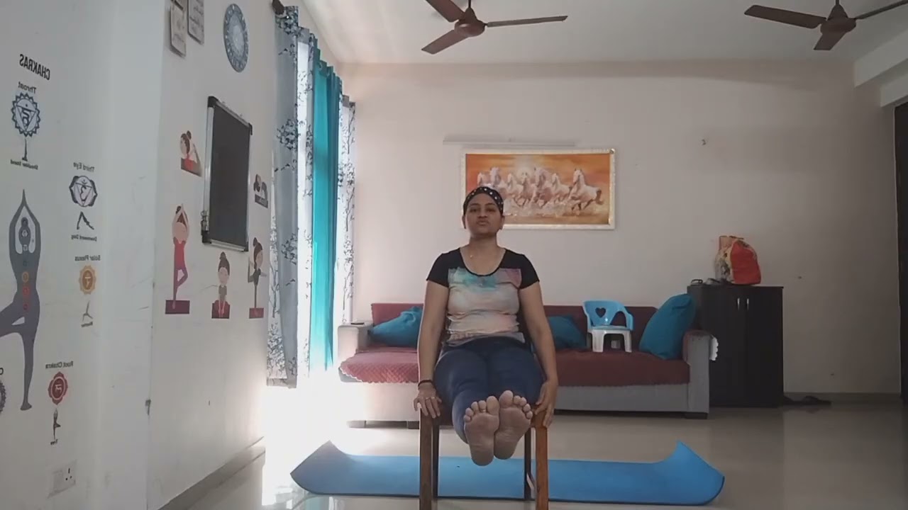 Chair Surya Namaskar | Chair Sun salutation | Chair Yoga for Seniors and Office people | Arthritis 