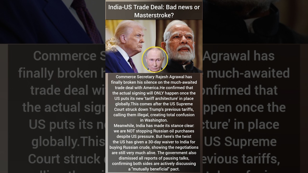 India-US Trade Deal Delayed? Govt&rsquo;s BIG Statement on Trump Tariffs & Russian Oil