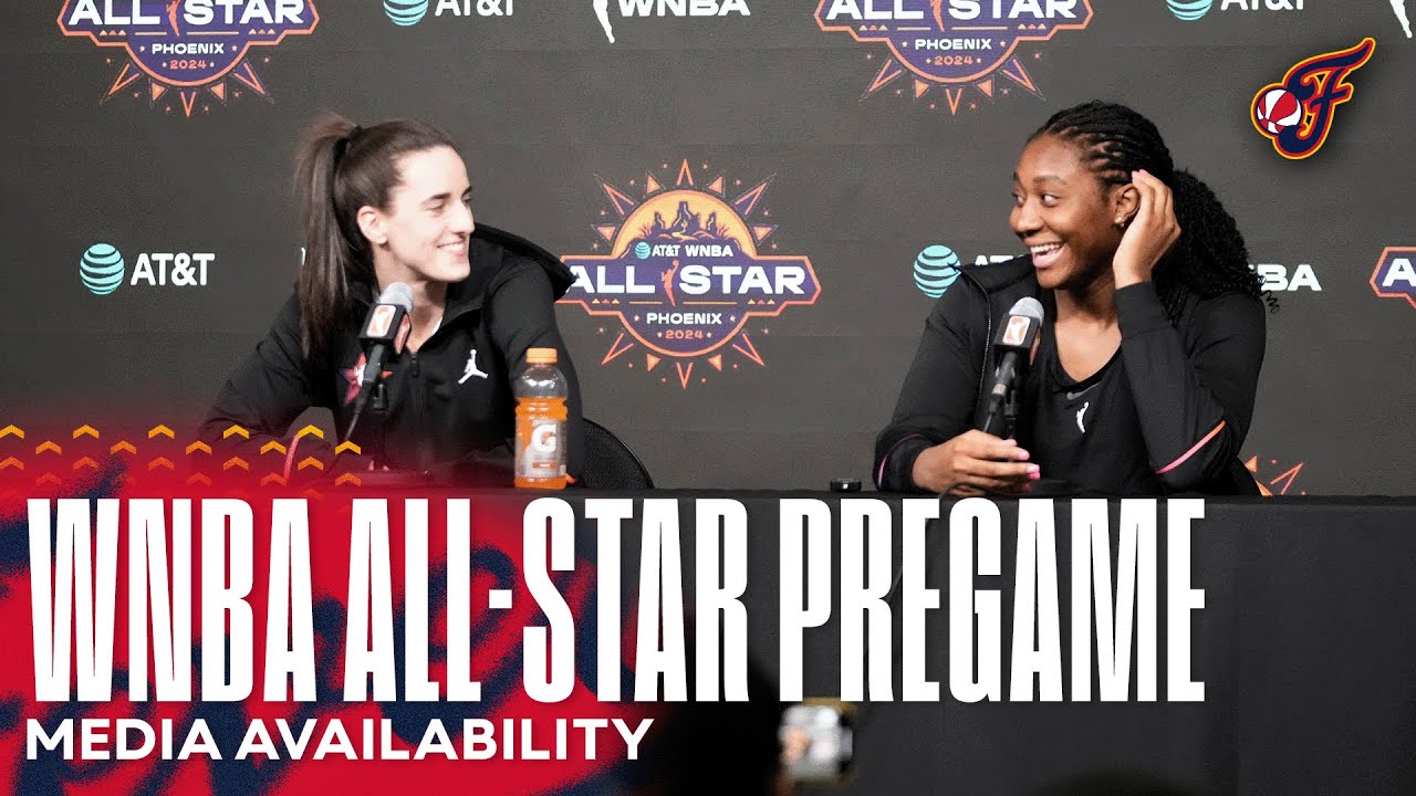 Caitlin Clark & Aliyah Boston WNBA All-Star Pregame Media Availability | July 20, 2024