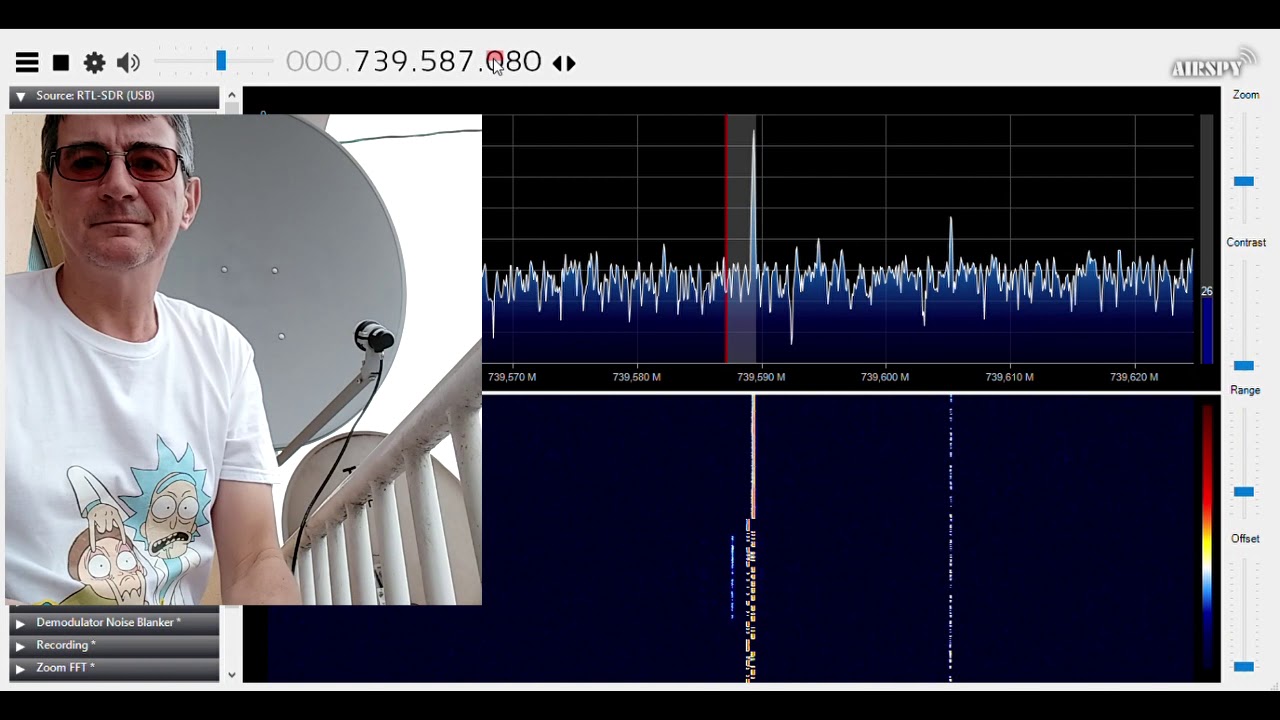 RECEPÇÃO QO-100 ES'HAIL2 - by PY1SAN