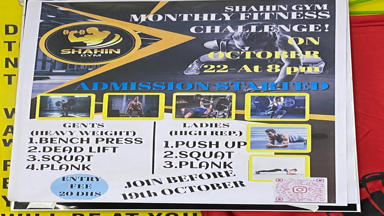New Fitness Challenge October 22