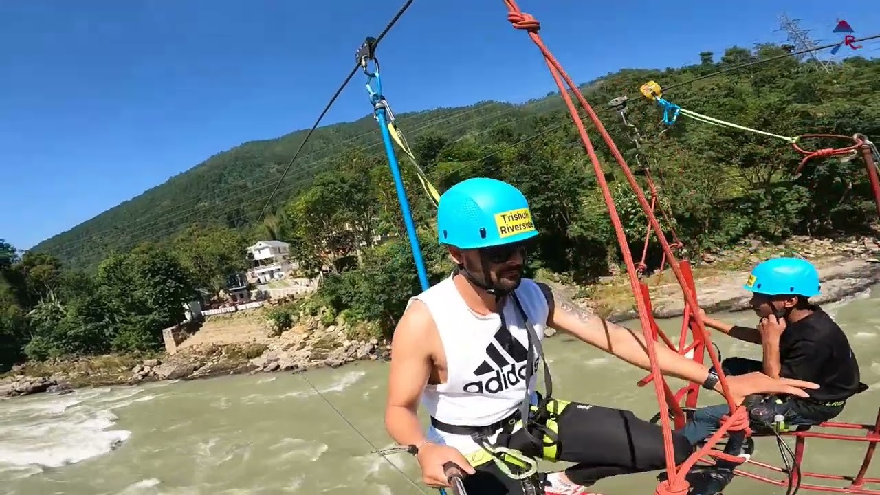 Zipline and Sky Cycling is Always an Adventure!! At Trishuli River side Resort