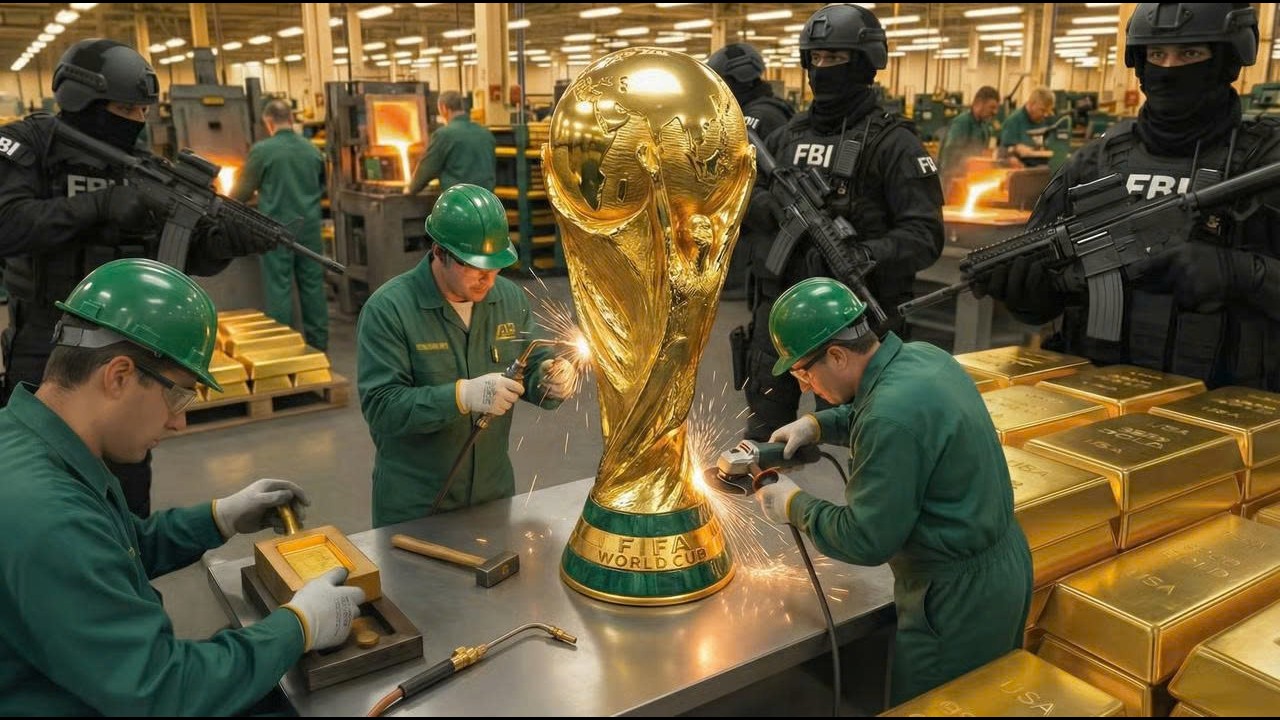 Inside the $20M Gold Icon: How the FIFA World Cup 2026 Trophy is Precisely Cast (Full Process)