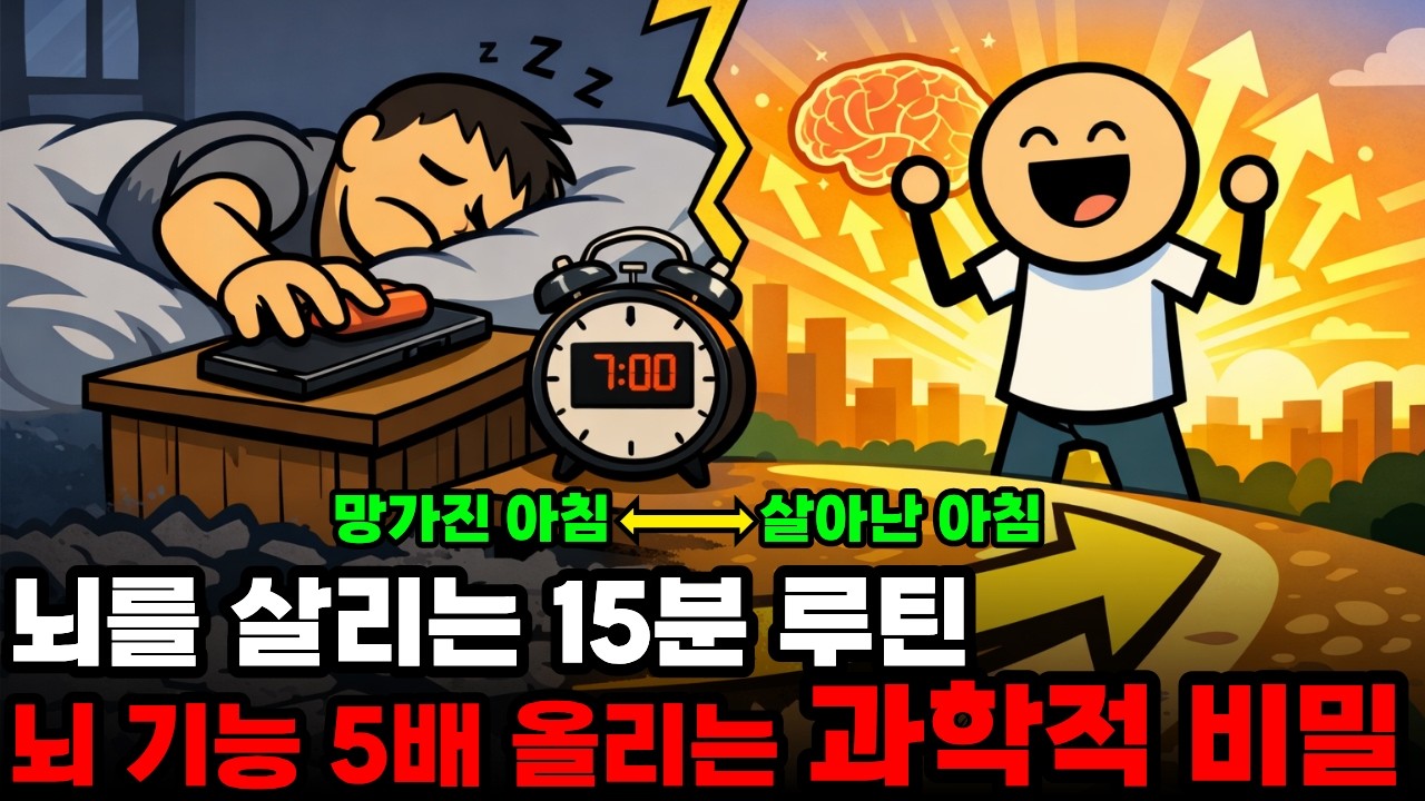 뇌를 살리는 15분 루틴, 뇌 기능 5배 올리는 과학적 비밀