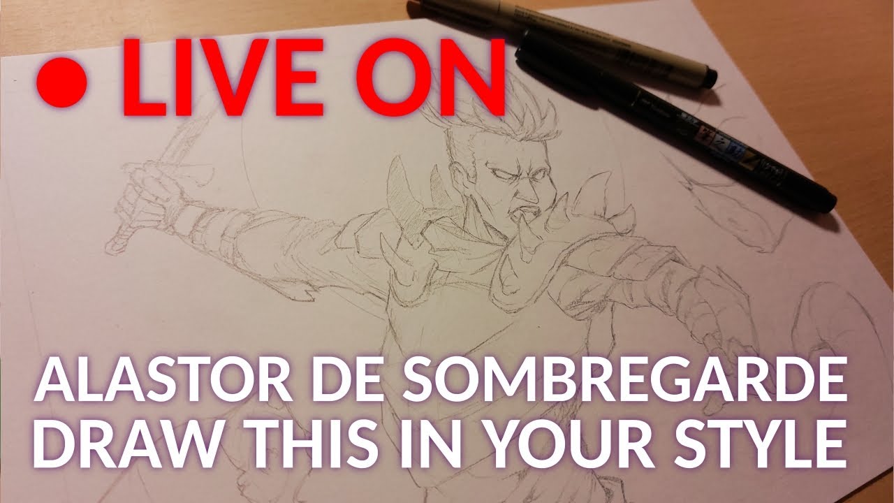 Draw This In Your Style - Alastor de SombreGarde @aurelien_moriniere