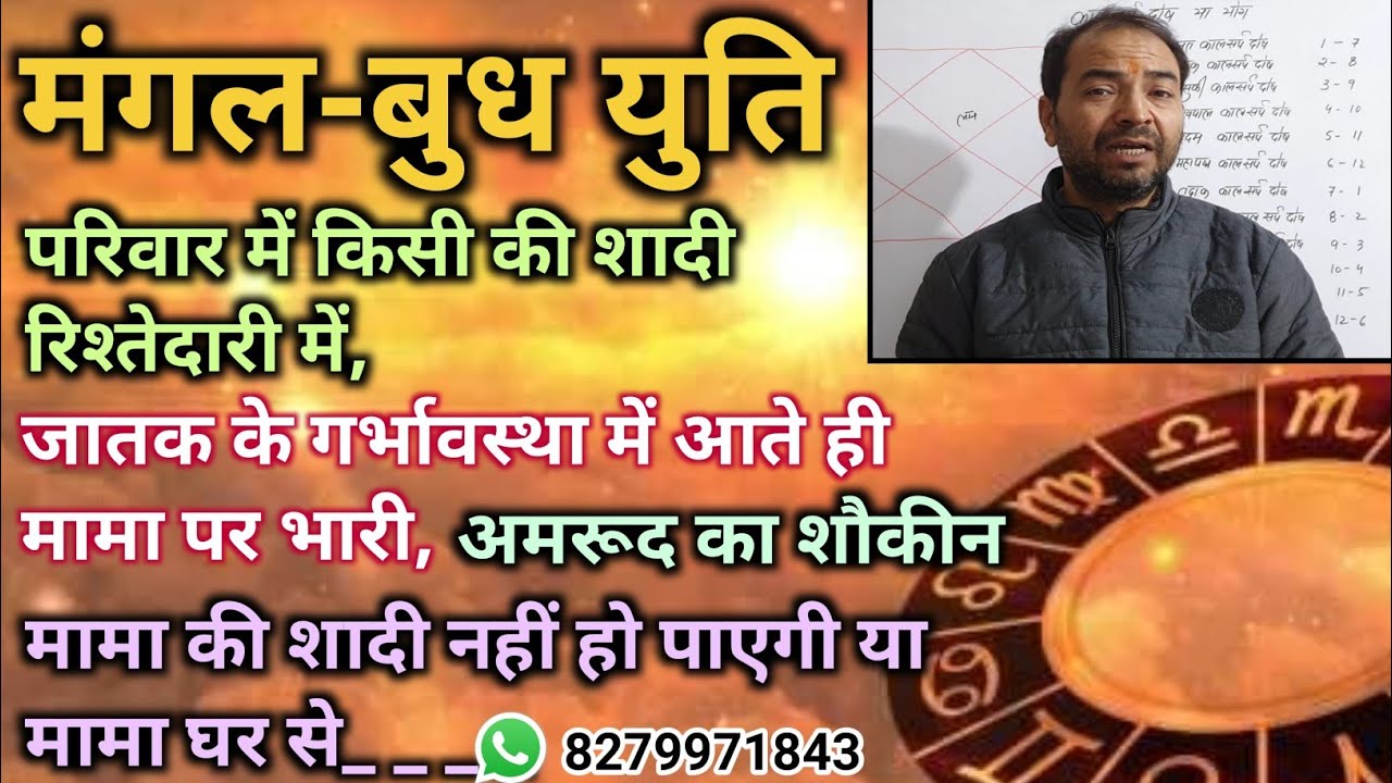 Mars and Mercury conjunction | मंगल-बुध युति के फल व उपाय | Lal Kitab | By-Rahul Bhatnagar