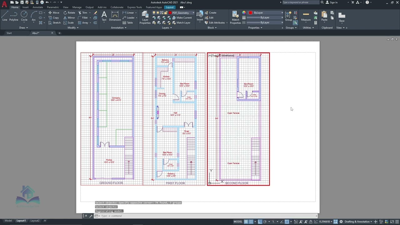How to setup page layout in AutoCAD in Tamil | AutoCAD page setup in layout or paper space #autocad