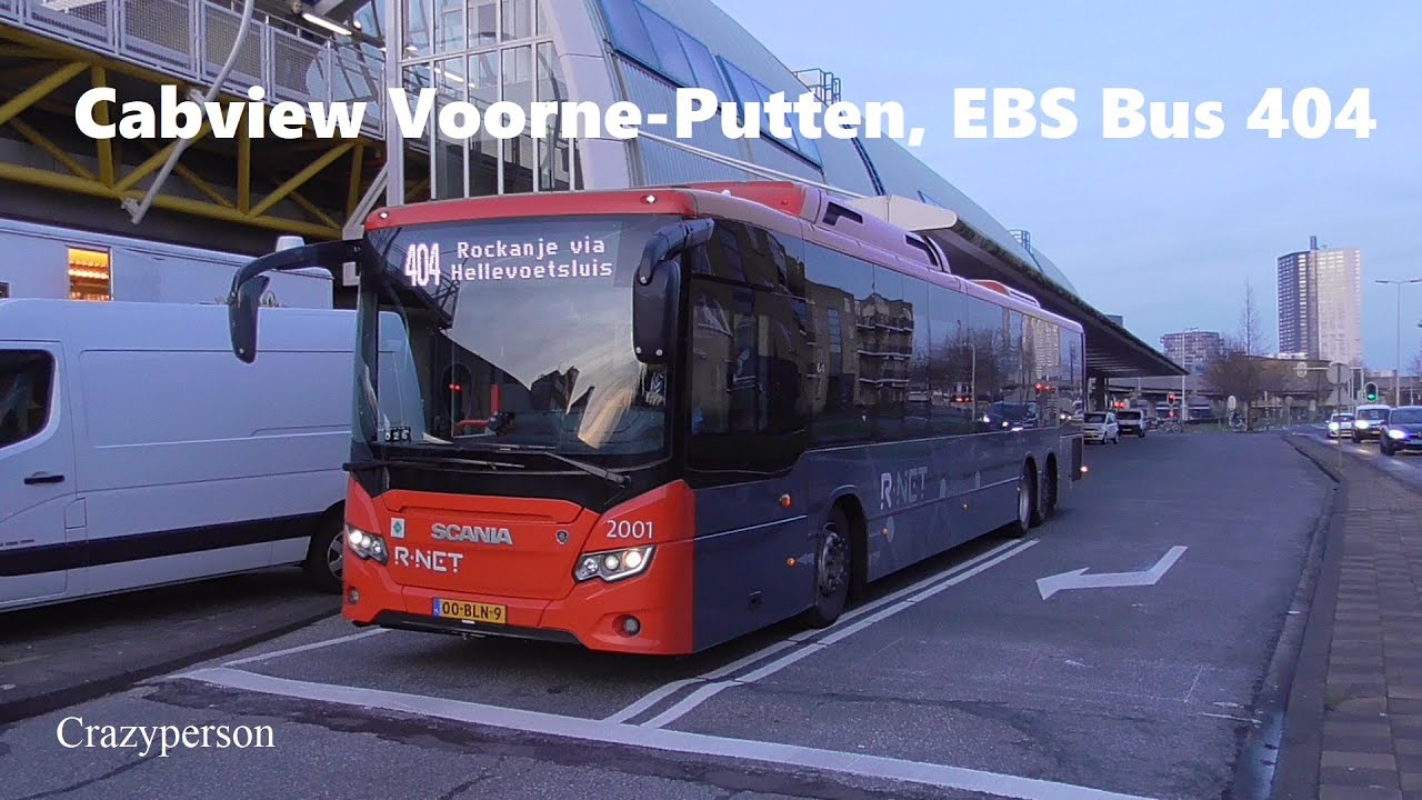 Cabinerit Bus Spijkenisse - Hellevoetsluis - Rockanje, EBS R-net Lijn 404
