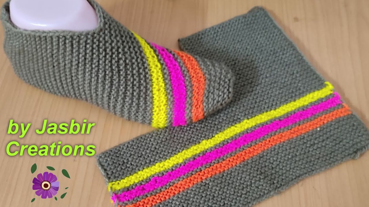 Knitting Girls, Ladies SOCKS -BOOT -SLIPPER लड़कियों के लिए सुंदर बूट बनाएं Jasbir Creations