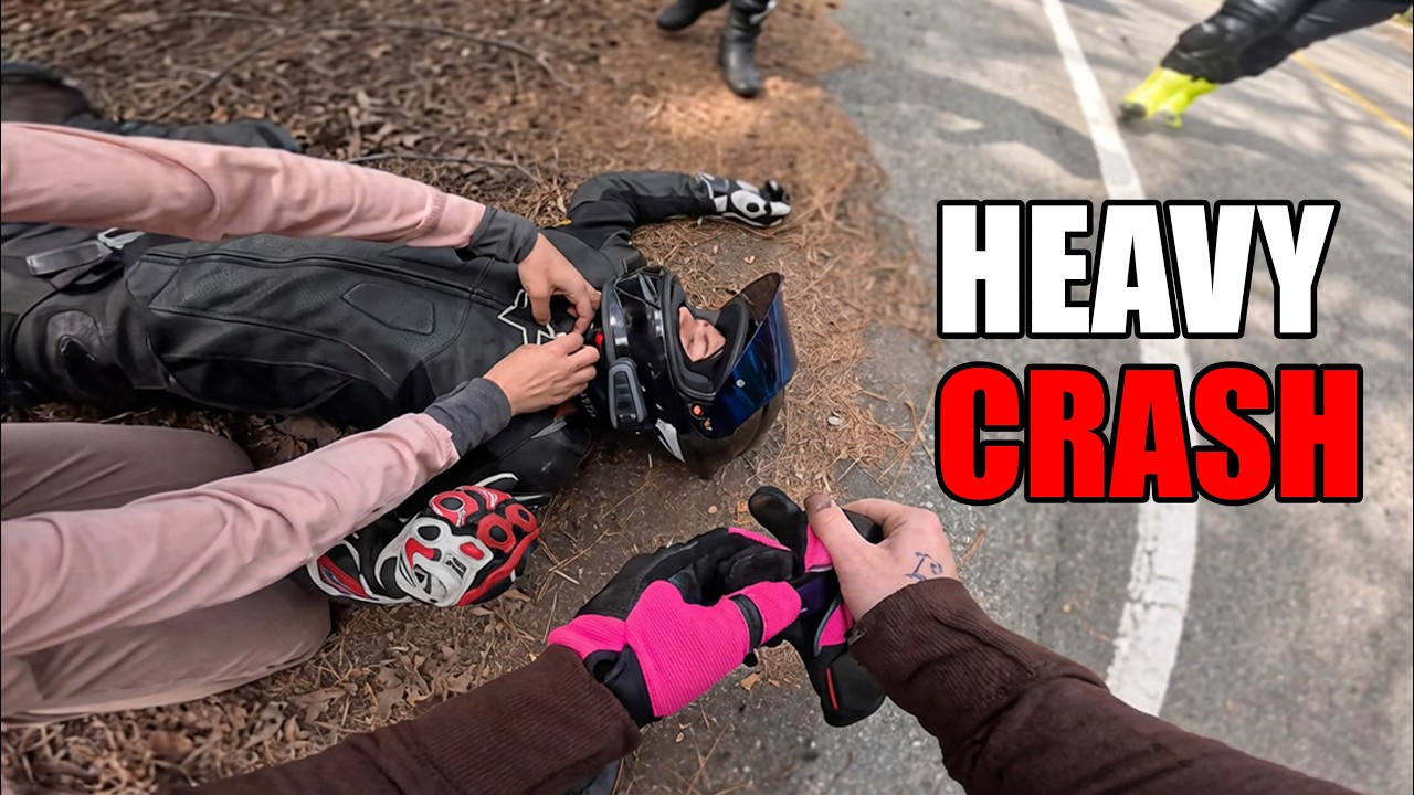 Rider Barely Survived - INSANE Motorcycle Crashes & Moments!