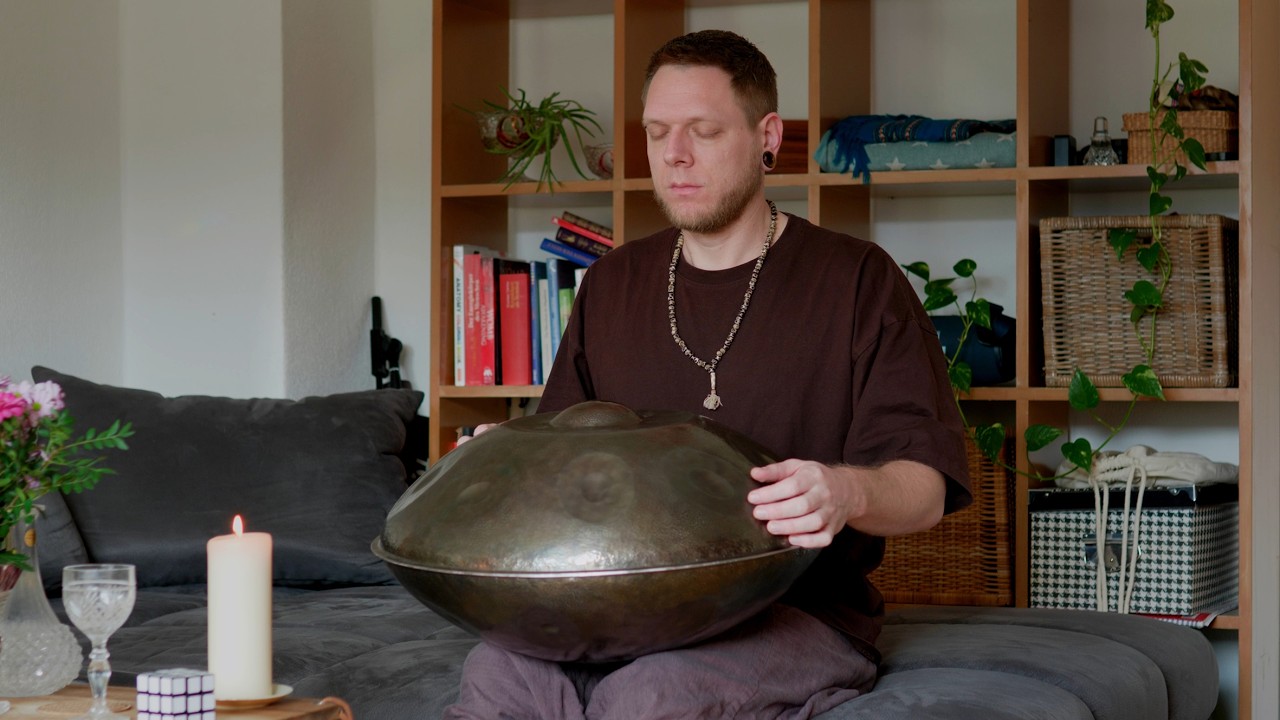Handpan Meditation for Peace 20 minutes. Calm sound healing music for deep relaxation. Alex Streletz