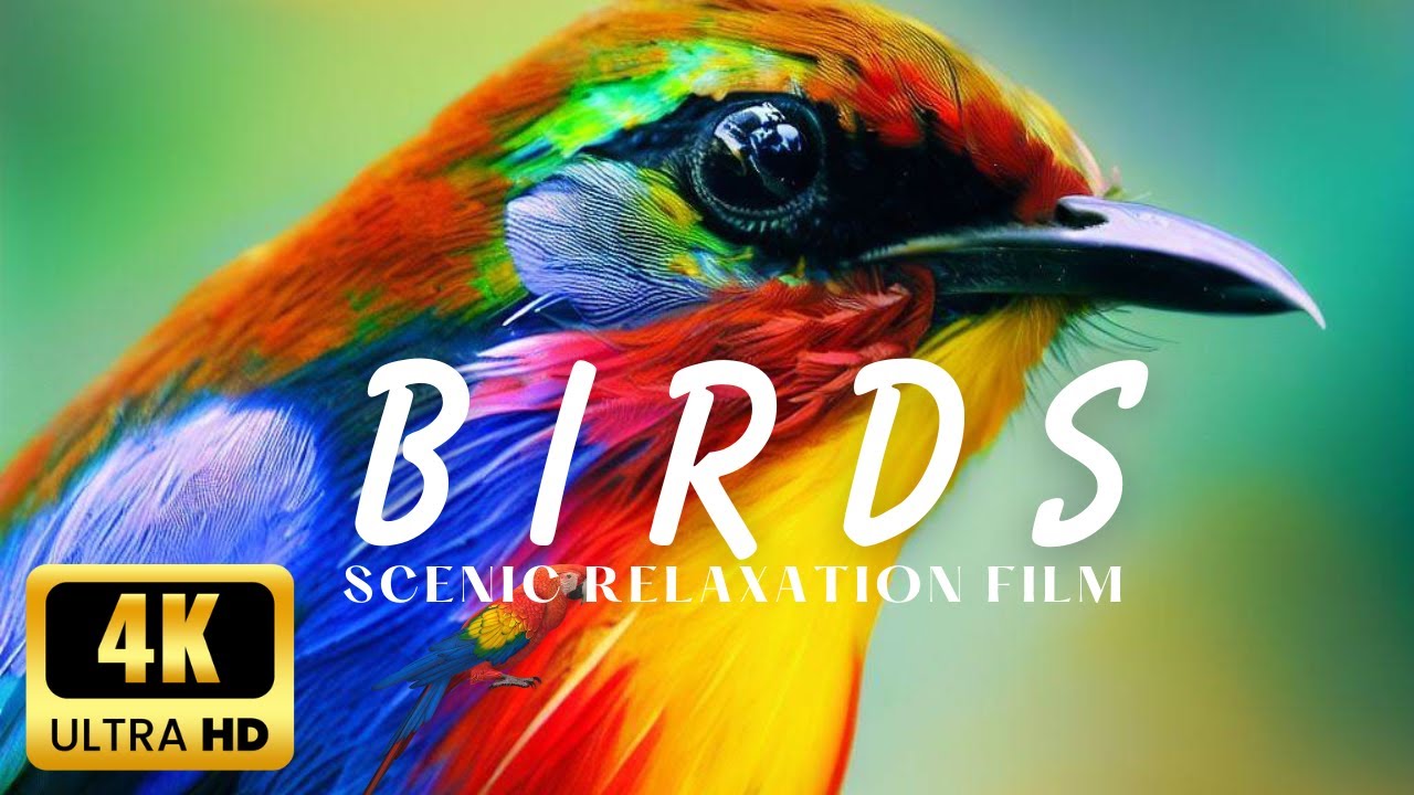 Symphony of Wings: Majestic Birds in 4K | Nature's Melody | Relaxing Music