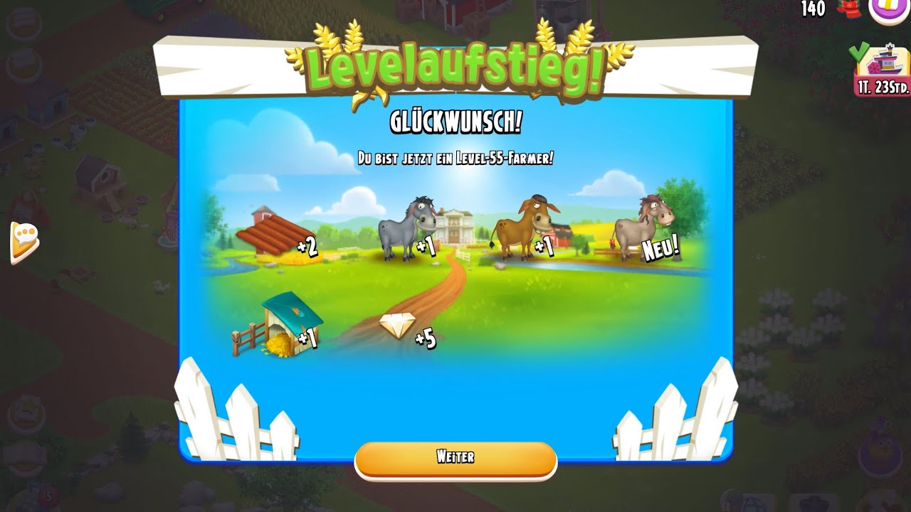 Hay Day - JAWOLLO!! Endlich Level 55 erreicht 🔥✅ Level 55 Gameplay