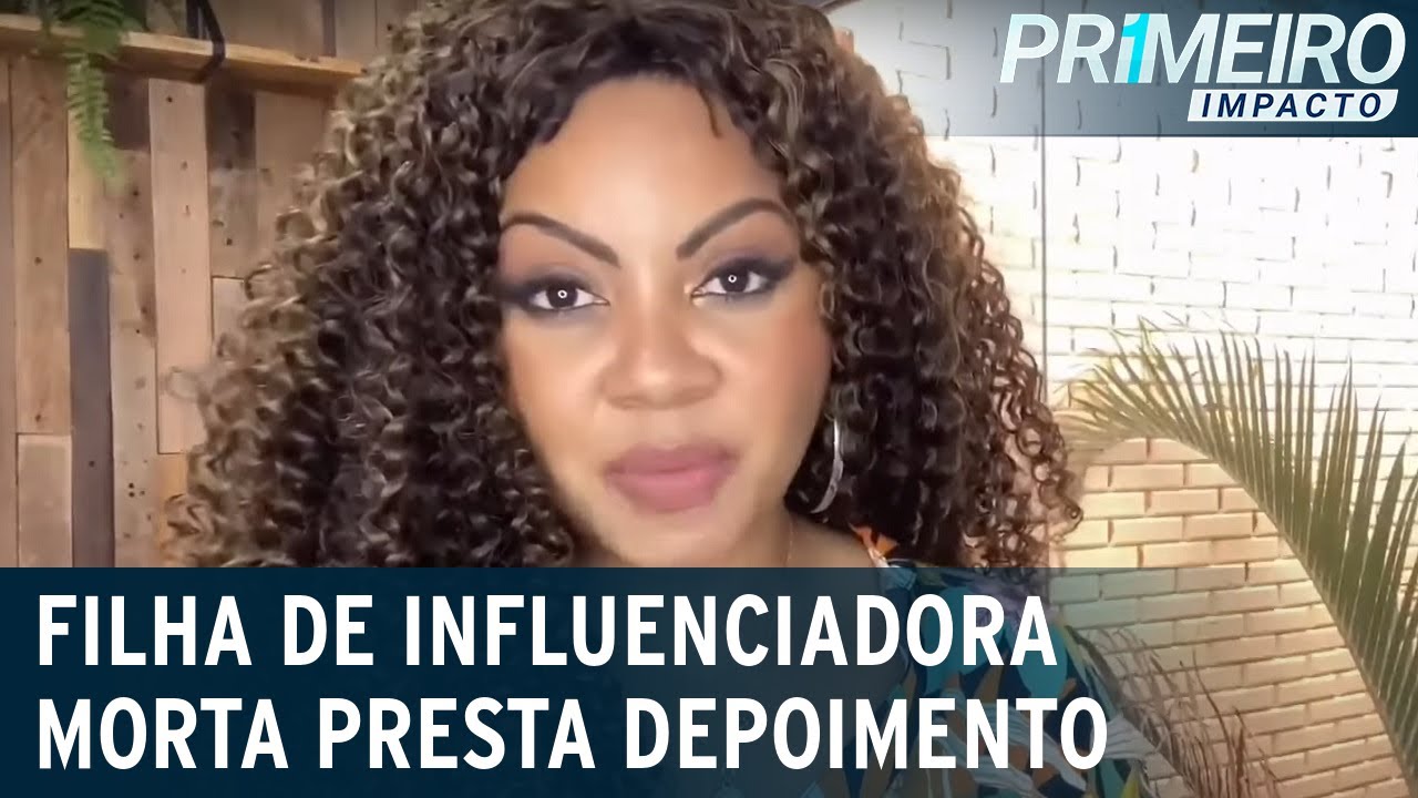Filha de influenciadora morta pelo marido presta depoimento | Primeiro Impacto (08/09/21)