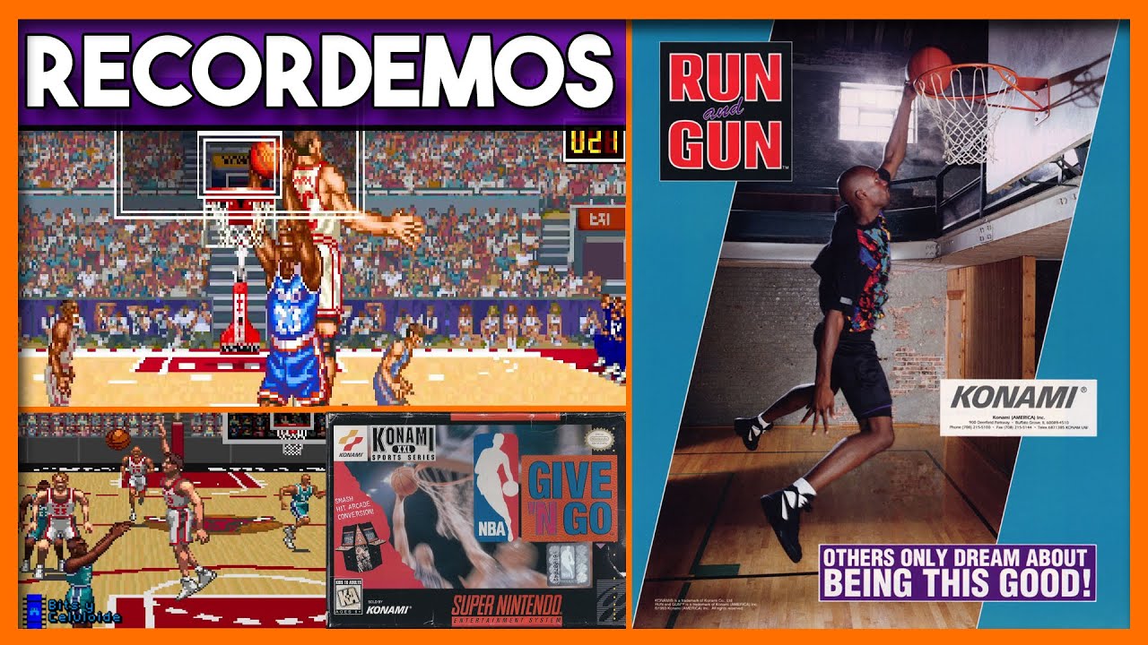 NBA Give 'N Go (SNES) y Run and Gun (arcade) - Retro Bits