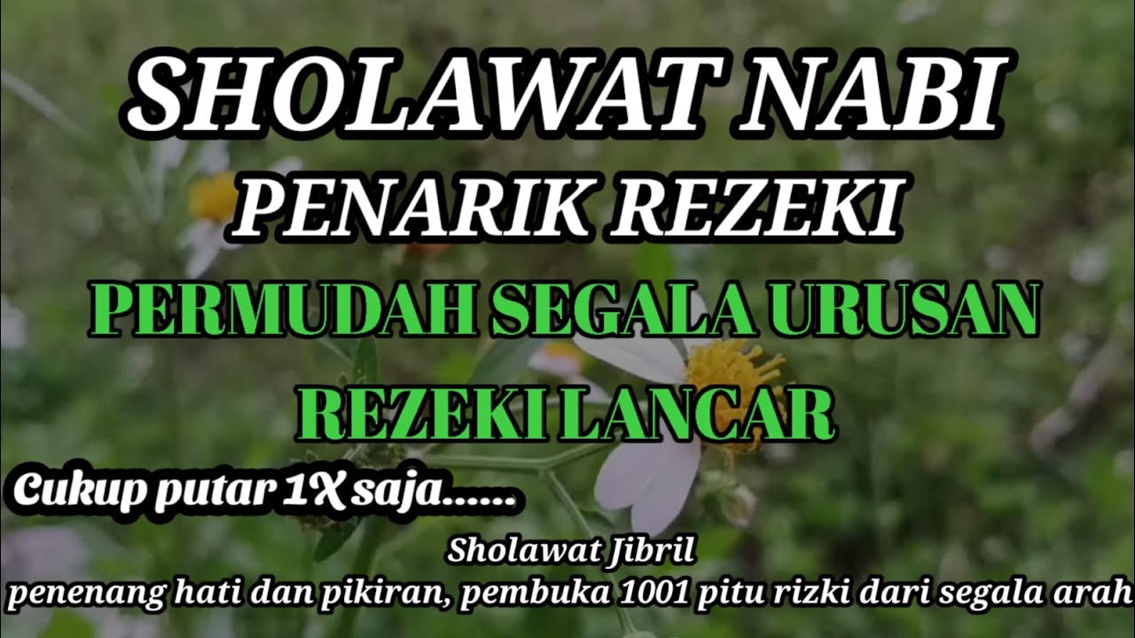 Sholawat Jibril 1 Jam Nonstop | Penyejuk Hati & Pengundang Rezeki