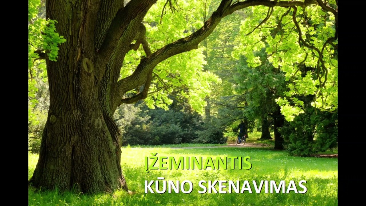 Įžeminanti kūno skenavimo meditacija