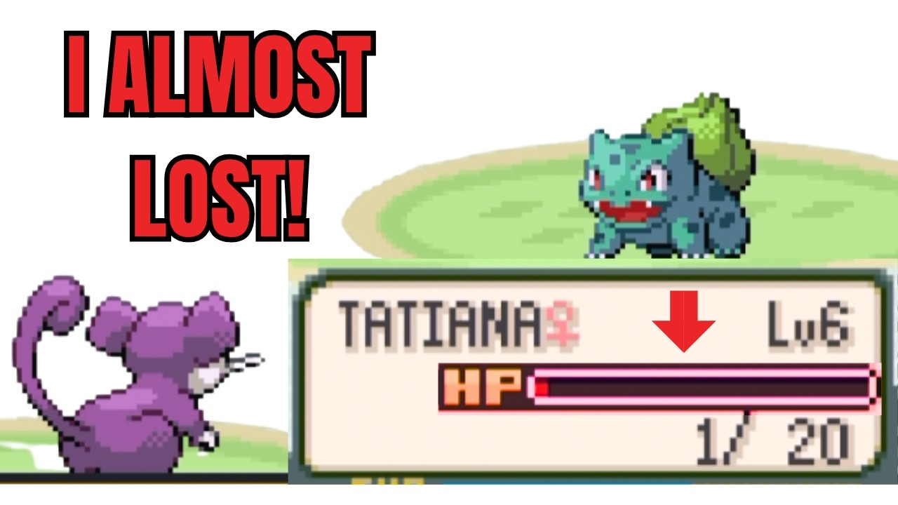 My Hardcore Pokémon FireRed Nuzlocke Almost Ended in 5 Minutes… (EP 1)
