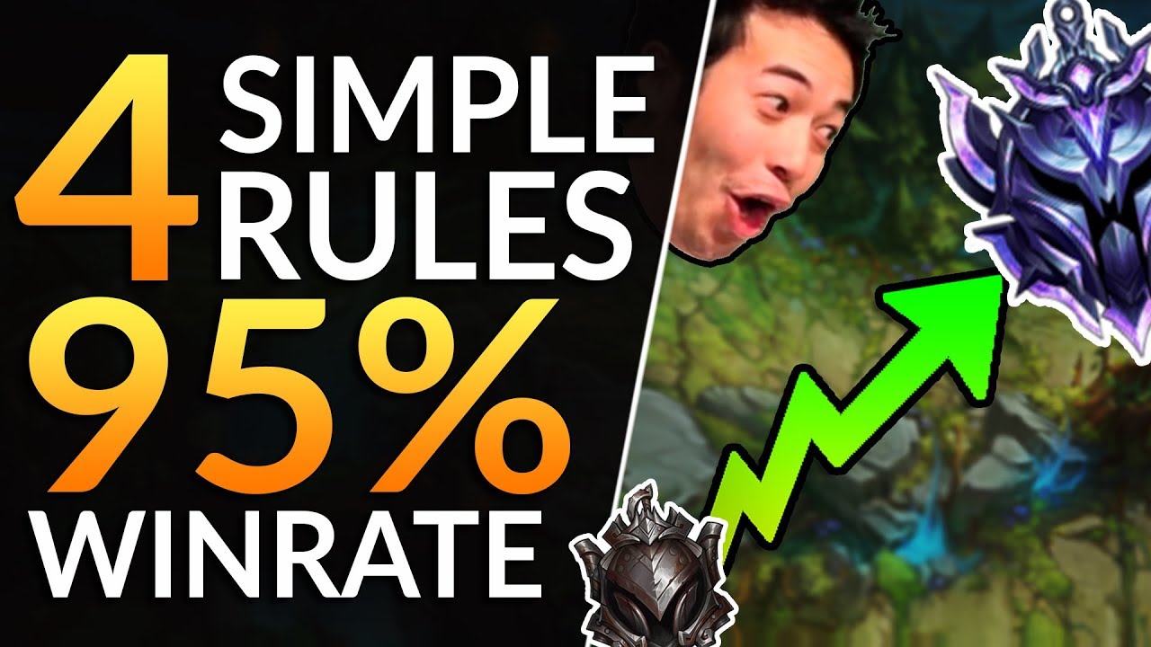THE 4 PROVEN RULES for a 95% WINRATE - FASTEST Diamond Rank | League of Legends Pro Guide