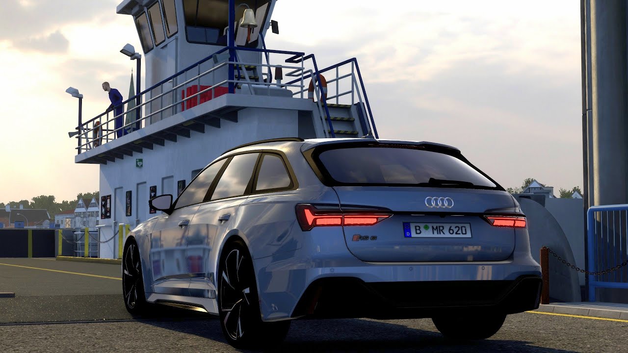 ETS2 Audi RS6 Avant ★ Mit über 200 km/h im Kombi auf der Autobahn [2933] EURO TRUCK SIMULATOR 2