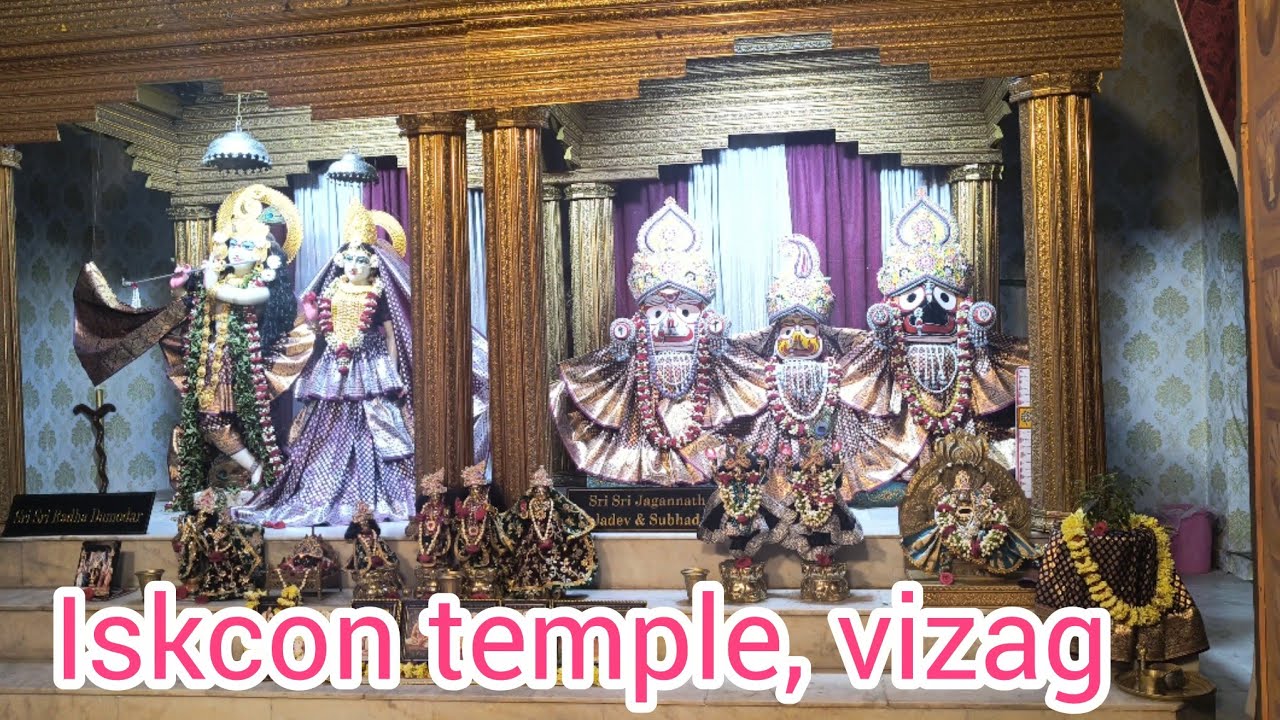 😍 కన్నయ్య🙏 ఇస్కాన్ టెంపుల్ vlog, Sagar nagar, vizag హరే కృష్ణ #krishna 10k. views