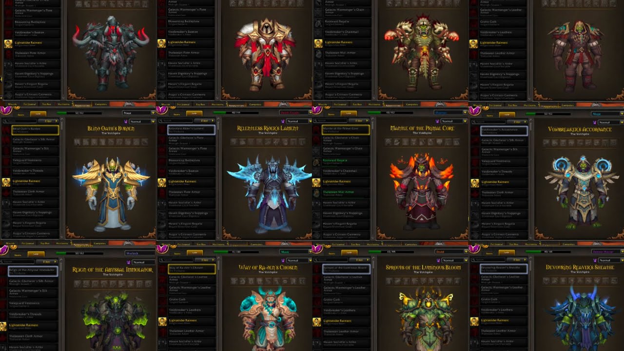 The Voidspire Class Tier Set - Patch 12.0: Midnight - Midnight - Season 1