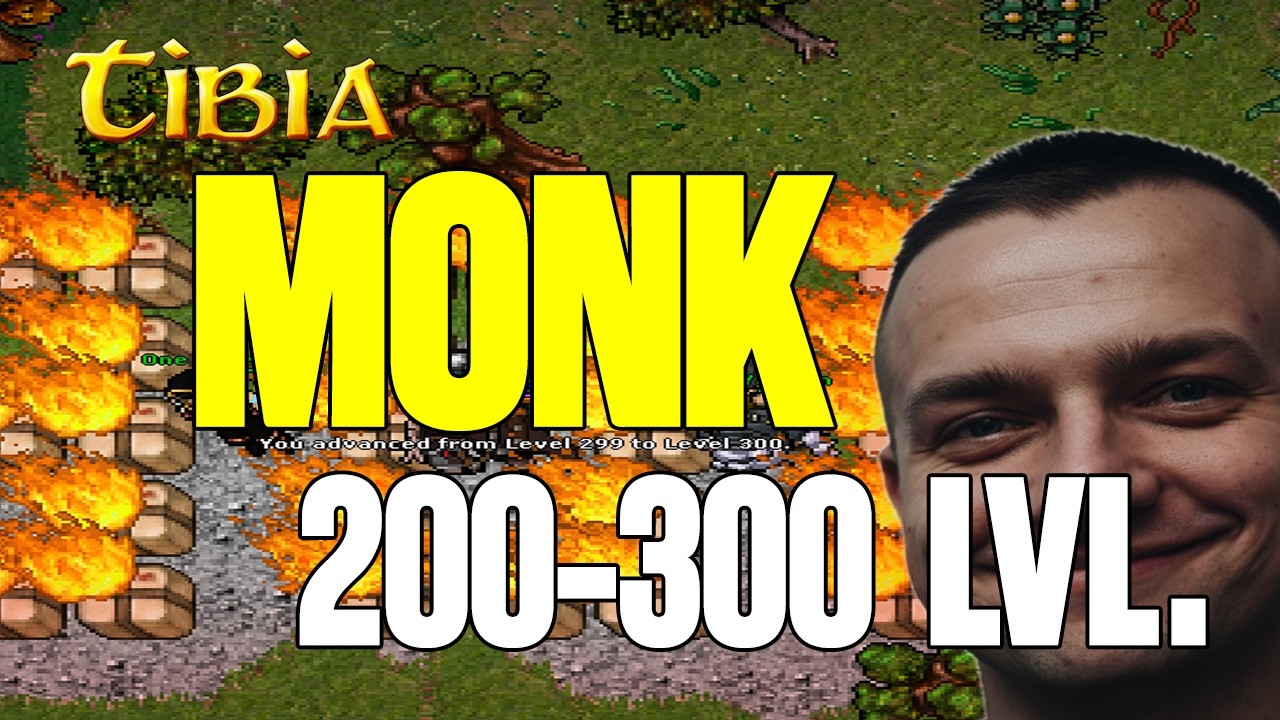 MONK 200-300LVL. NIE WRÓCIŁBYM DO TIBII, GDYBY NIE TASKI… 😳 - TIBIA MONK